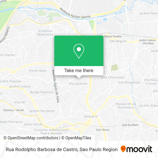 Rua Rodolpho Barbosa de Castro map