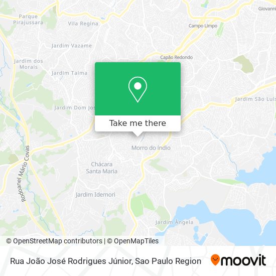 Mapa Rua João José Rodrigues Júnior