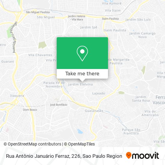 Mapa Rua Antônio Januário Ferraz, 226