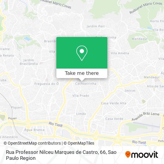 Rua Professor Nilceu Marques de Castro, 66 map