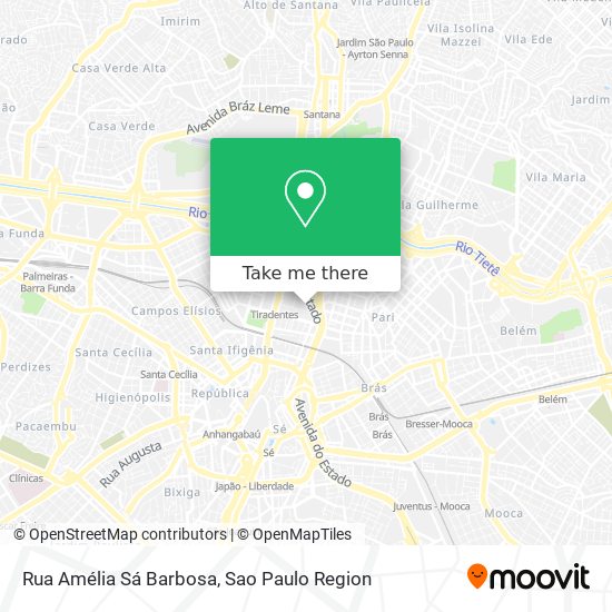 Mapa Rua Amélia Sá Barbosa