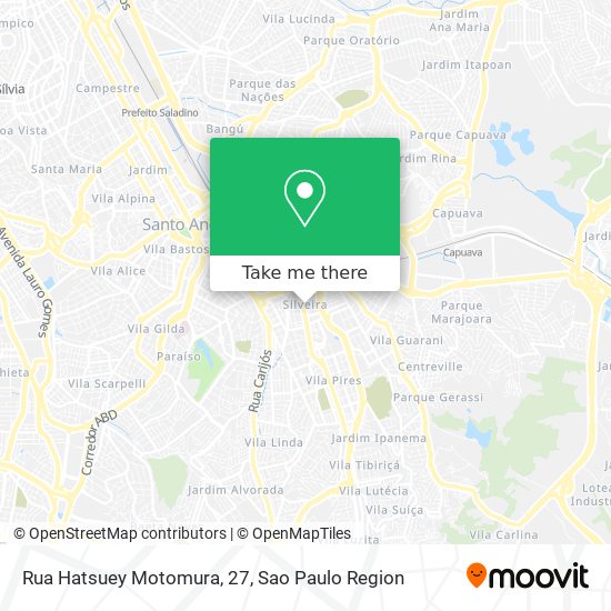 Mapa Rua Hatsuey Motomura, 27