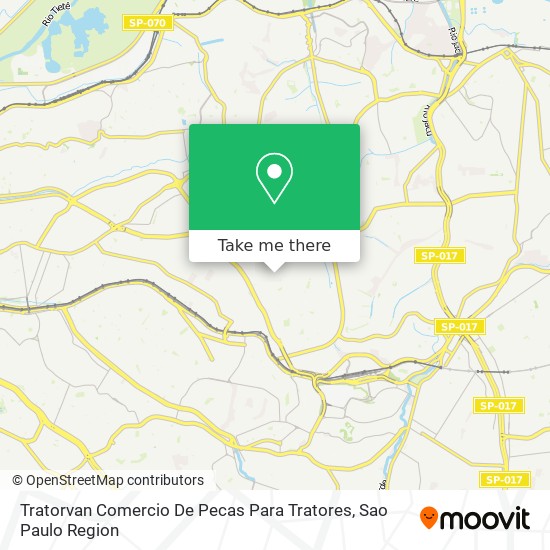 Tratorvan Comercio De Pecas Para Tratores map