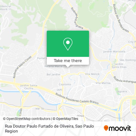 Rua Doutor Paulo Furtado de Oliveira map