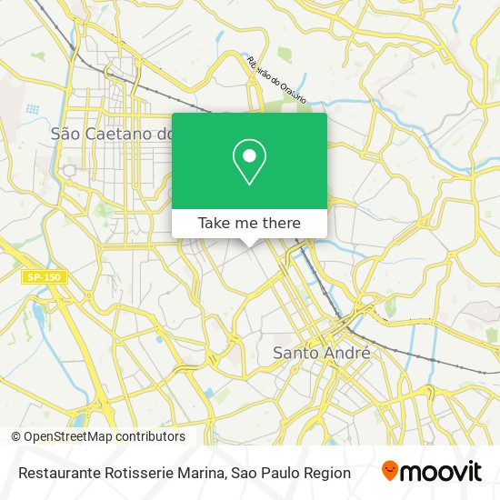 Mapa Restaurante Rotisserie Marina