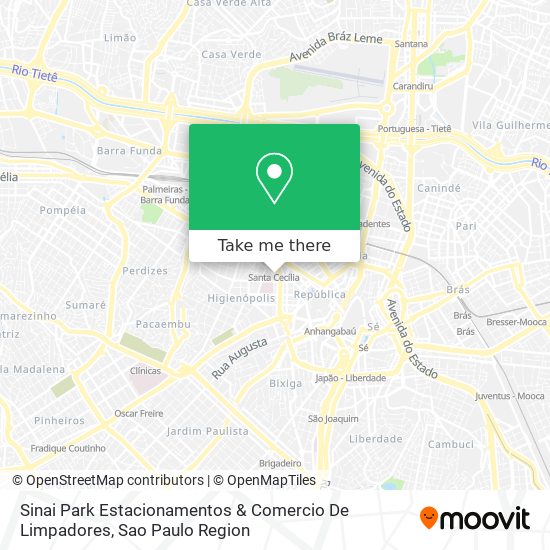 Sinai Park Estacionamentos & Comercio De Limpadores map