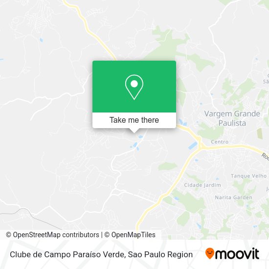 Clube de Campo Paraíso Verde map
