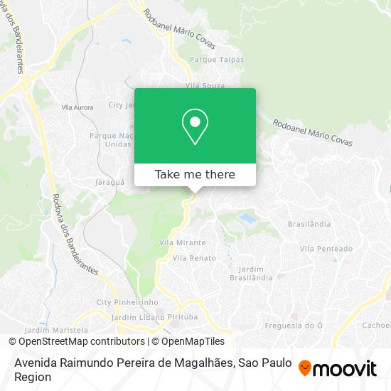 Avenida Raimundo Pereira de Magalhães map