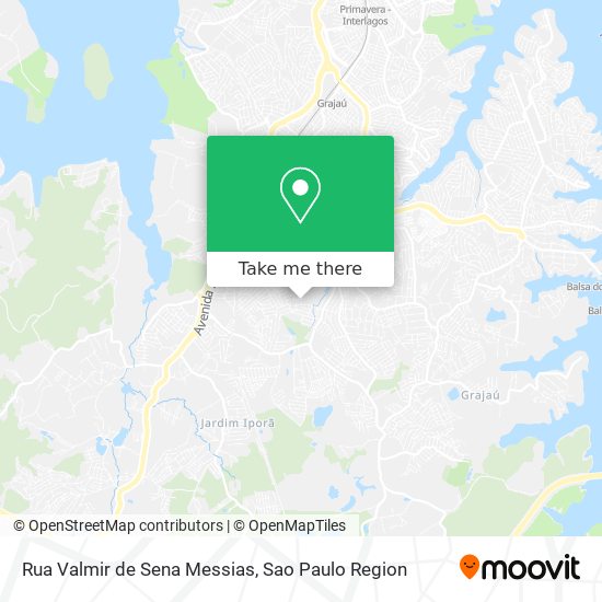 Rua Valmir de Sena Messias map