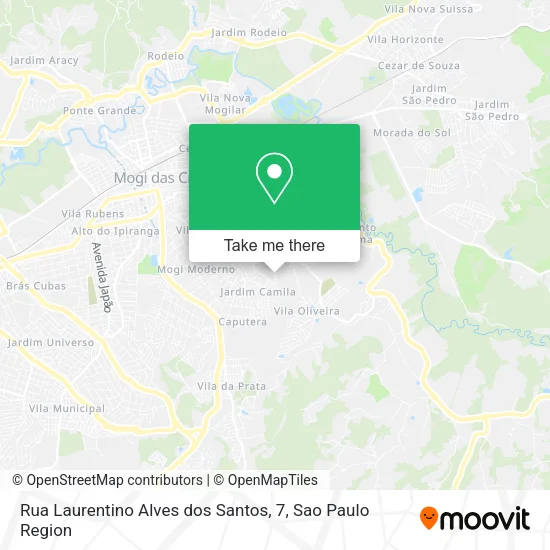 Rua Laurentino Alves dos Santos, 7 map