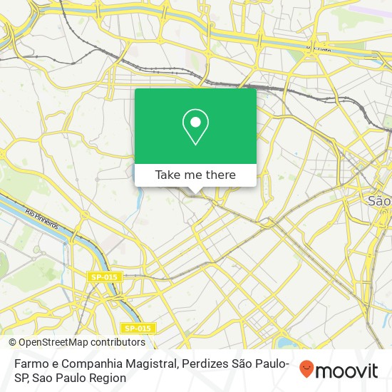 Farmo e Companhia Magistral, Perdizes São Paulo-SP map