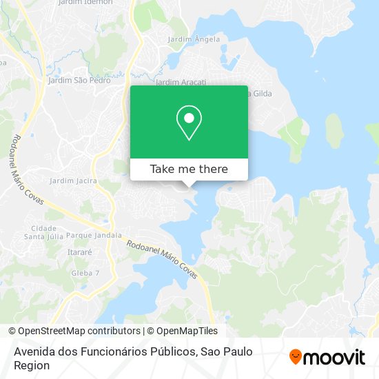 Avenida dos Funcionários Públicos map