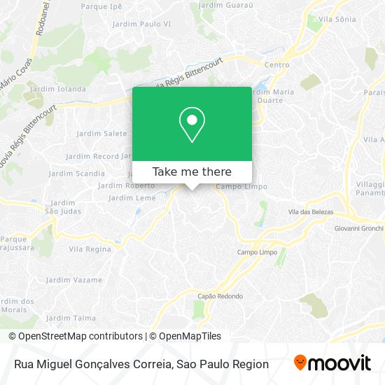 Rua Miguel Gonçalves Correia map