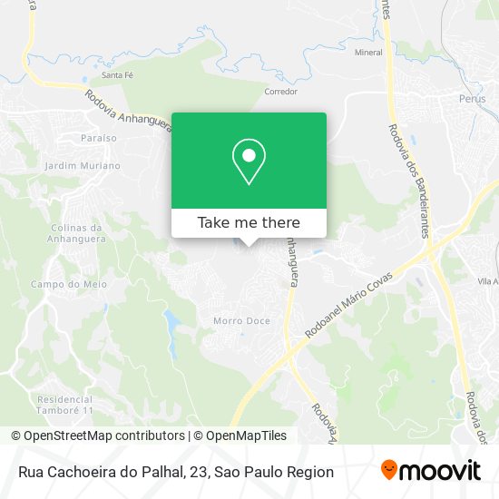 Rua Cachoeira do Palhal, 23 map