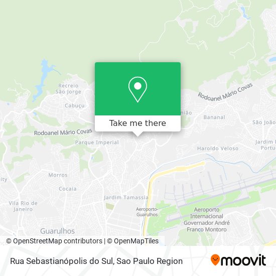Rua Sebastianópolis do Sul map
