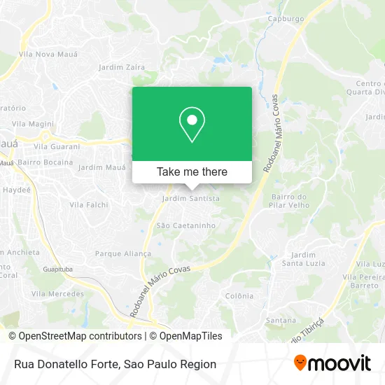 Rua Donatello Forte map