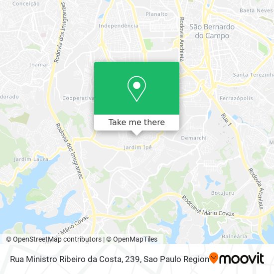 Rua Ministro Ribeiro da Costa, 239 map