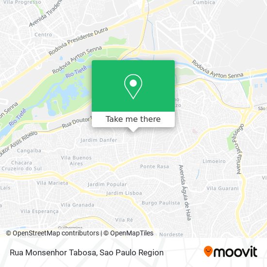 Rua Monsenhor Tabosa map