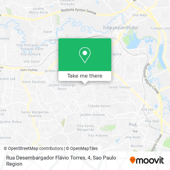 Mapa Rua Desembargador Flávio Torres, 4