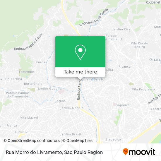 Rua Morro do Livramento map