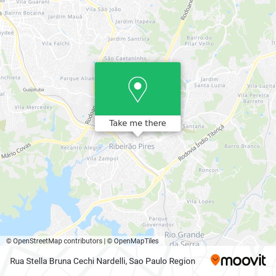 Rua Stella Bruna Cechi Nardelli map