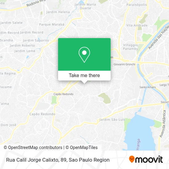 Rua Calil Jorge Calixto, 89 map