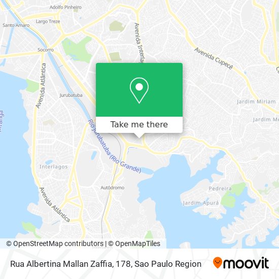 Mapa Rua Albertina Mallan Zaffia, 178