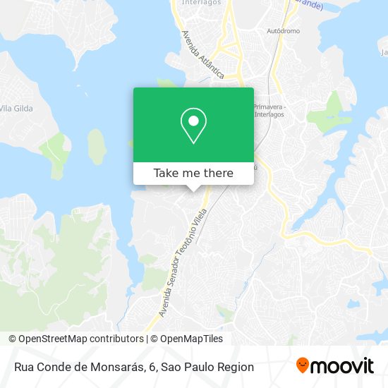 Mapa Rua Conde de Monsarás, 6