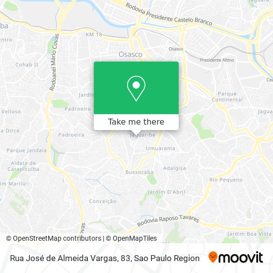 Rua José de Almeida Vargas, 83 map