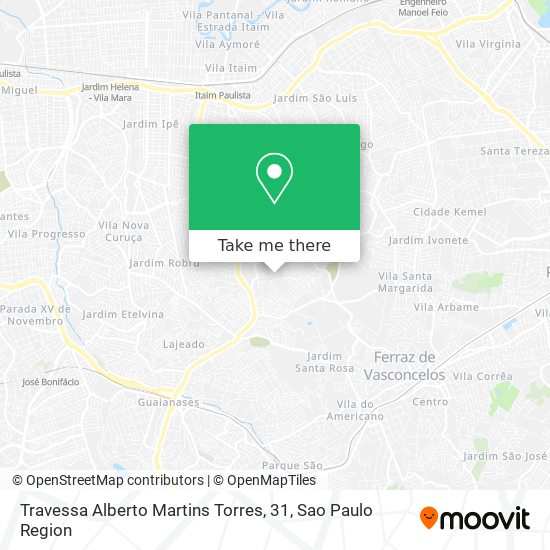 Travessa Alberto Martins Torres, 31 map