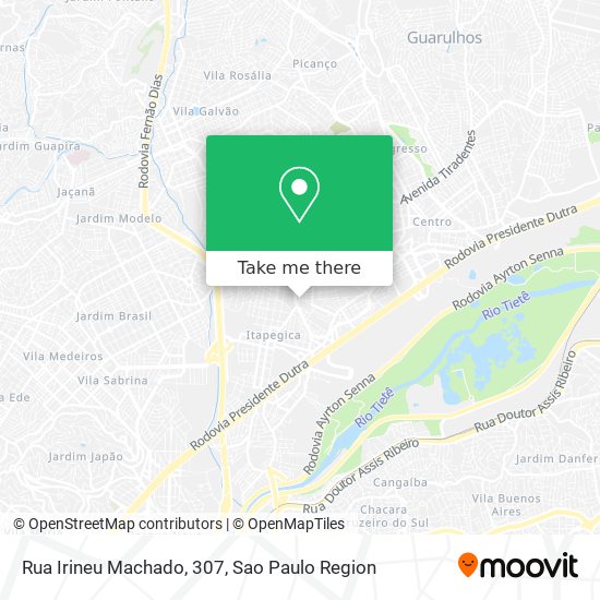 Rua Irineu Machado, 307 map