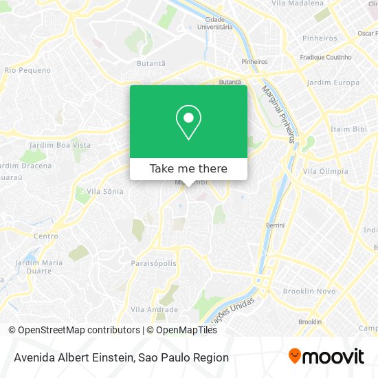 Mapa Avenida Albert Einstein