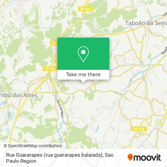 Rua Guararapes (rua guararapes balaiada) map