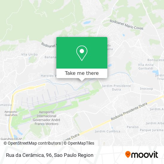 Rua da Cerâmica, 96 map