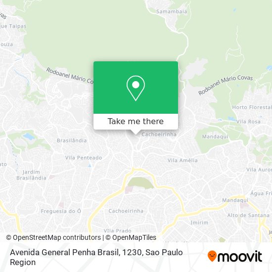 Mapa Avenida General Penha Brasil, 1230