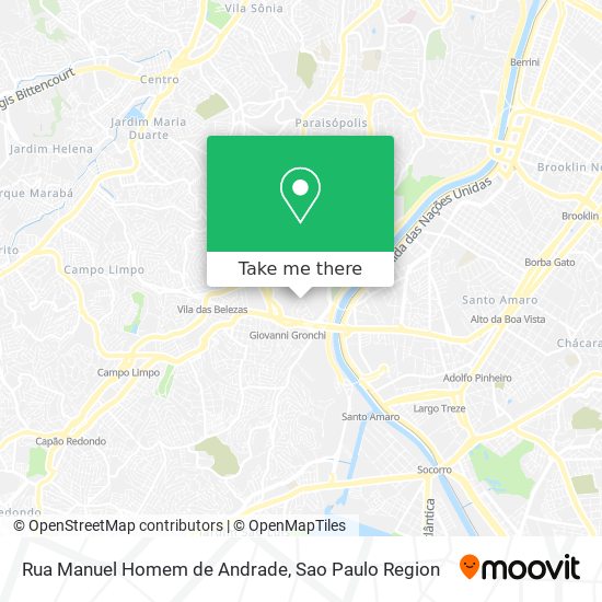 Mapa Rua Manuel Homem de Andrade