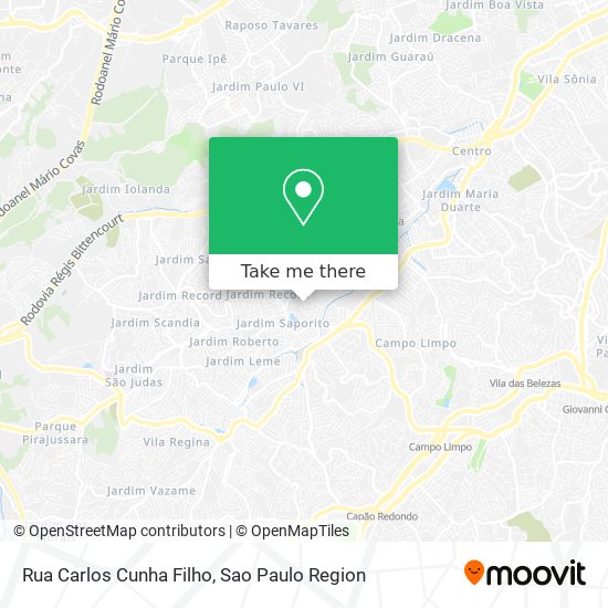 Mapa Rua Carlos Cunha Filho