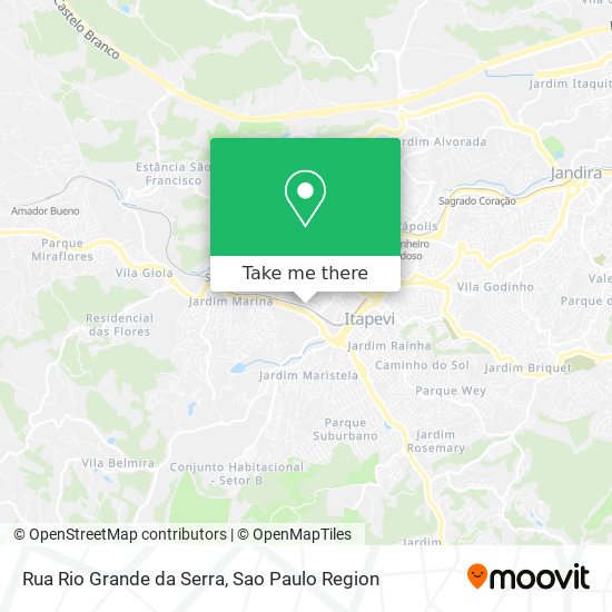 Rua Rio Grande da Serra map
