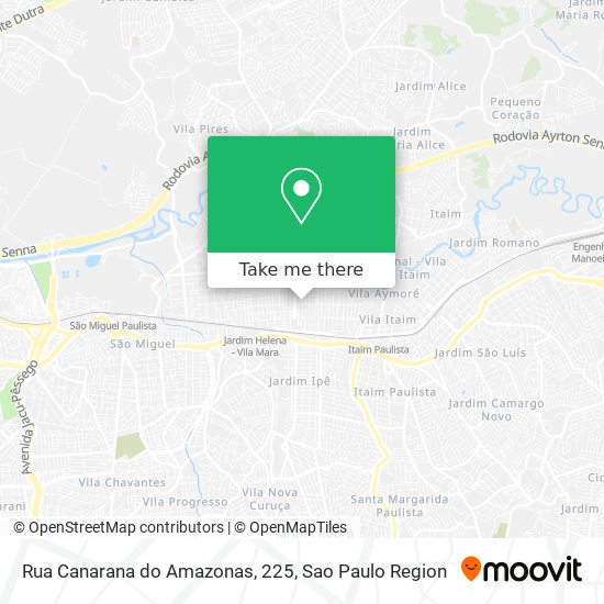 Rua Canarana do Amazonas, 225 map
