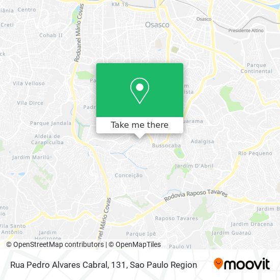 Rua Pedro Alvares Cabral, 131 map