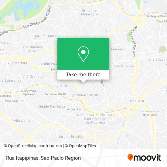 Rua Itapipinas map