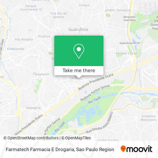 Farmatech Farmacia E Drogaria map