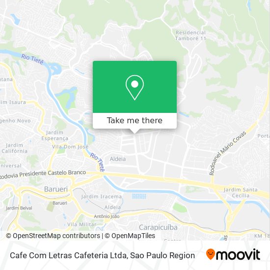 Cafe Com Letras Cafeteria Ltda map