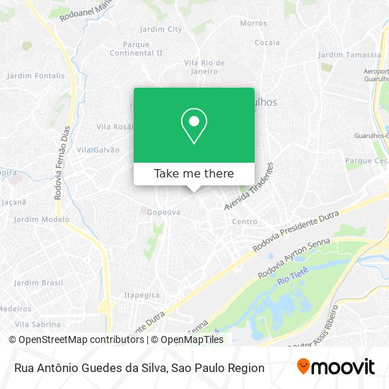 Rua Antônio Guedes da Silva map