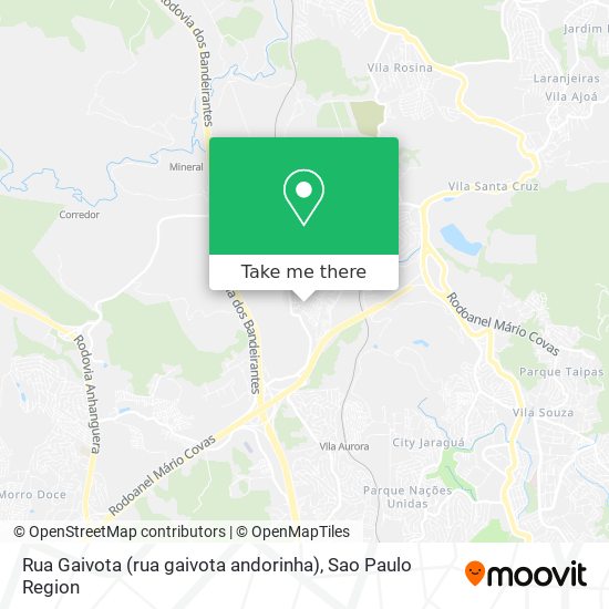 Rua Gaivota (rua gaivota andorinha) map