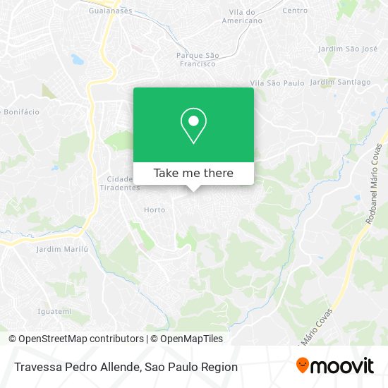 Travessa Pedro Allende map