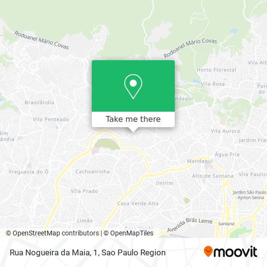 Mapa Rua Nogueira da Maia, 1