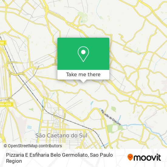 Mapa Pizzaria E Esfiharia Belo Germoliato