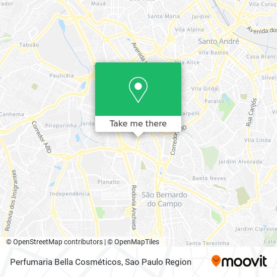 Perfumaria Bella Cosméticos map