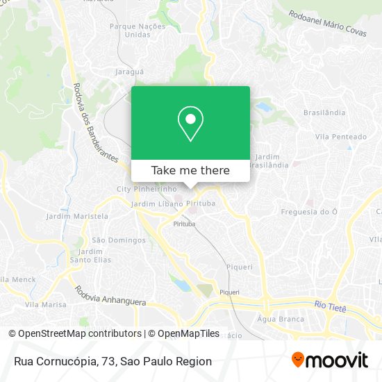 Rua Cornucópia, 73 map